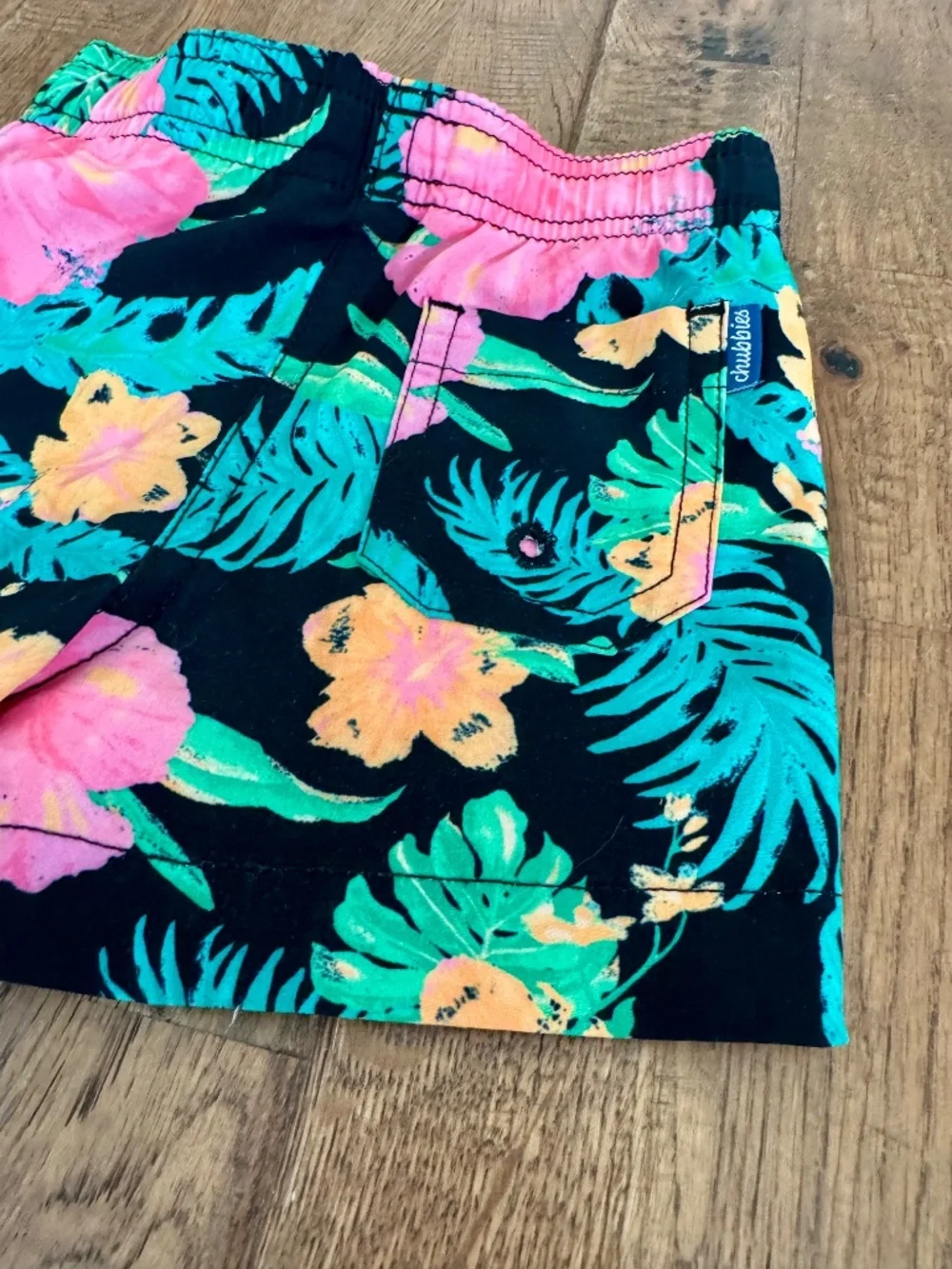 Chubbies Midnight Flowers Swim Trunks Baby‎ Boy Size 12 Months I